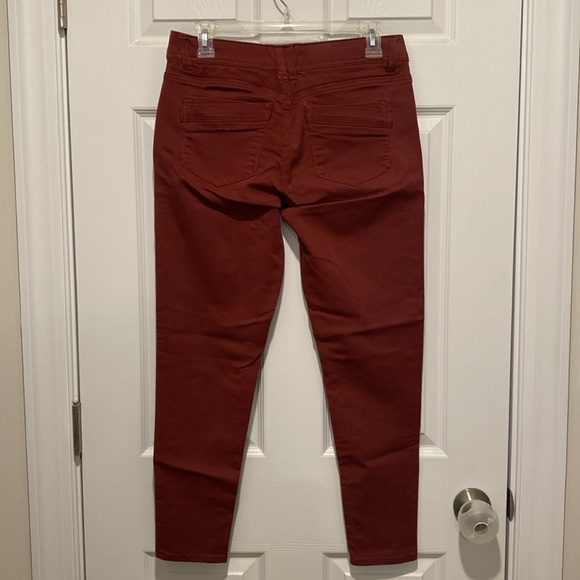 Democracy AB technology, mid rise, ankle cropped, rust jeans - Picture 5 of 6